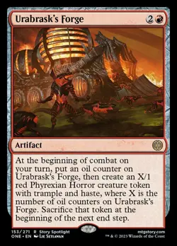 [1x] Urabrask's Forge Near Mint, English Phyrexia: All Will Be One MTG Magic - Image 2