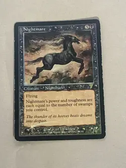MTG FOIL Nightmare 7th Edition Magic the Gathering - Image 3