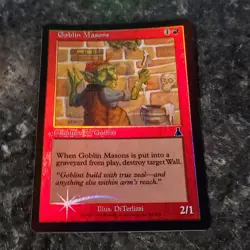 Foil Goblin Masons - Urza's Destiny - Magic the Gathering MTG Nice! - Image 1