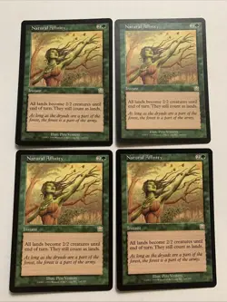 4x Natural Affinity - NM/LP - Playset - Mercadian Masques Rare MTG - Image 1