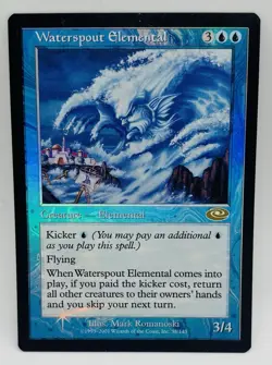 MTG Waterspout Elemental Planeshift Foil Near Mint NM - Image 1