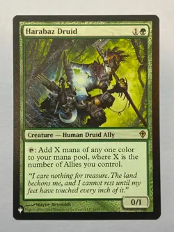 MTG - Secret Lair: Everyone's Invited - Harabaz Druid - NM - Image 1