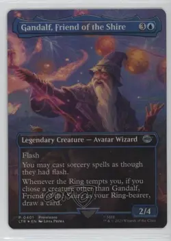 Foil - Gandalf Friend of the Shire (Borderless) #0401 1e8j - Image 4