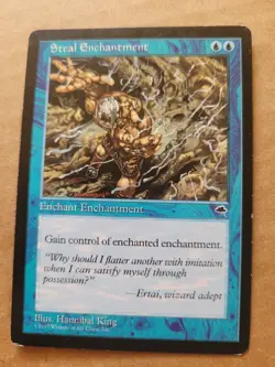 Steal Enchantment Tempest 1997 MTG Magic Blue English PLAYED BULK BUY DISCOUNT - Image 2