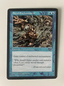 MTG Steal Enchantment - Magic the Gathering Tempest LP - Image 1