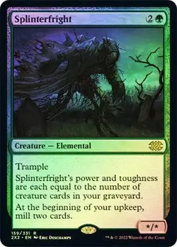 Splinterfright FOIL - 159/331 - Rare - 2X2 Double Masters 2022 MTG - Image 1