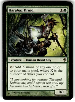 Harabaz Druid Worldwake Regular MTG - Image 1
