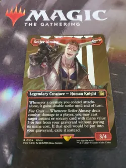 Mtg. Seifer Almasy. Surge Foil Borderless. Final Fantasy. Pack Fresh - Image 1