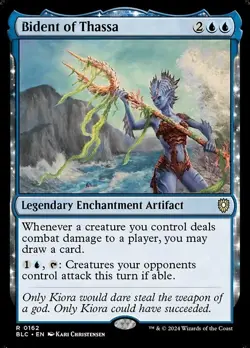 1x Bident of Thassa NM Eng MTG - Bloomburrow Commander - Image 1