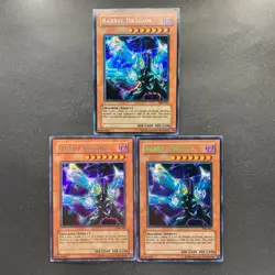NM 3 card Barrel Dragon VB5-003 Secret Rare YuGiOh 930 - Image 1
