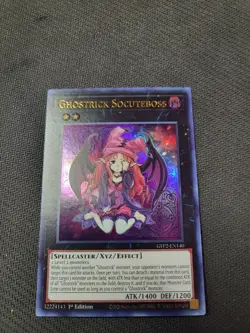 1x Yugioh! Ghostrick Socuteboss - GFP2-EN140 - Ultra Rare - 1st Edition LP - Image 1