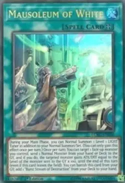 Yugioh! LP Mausoleum of White - LCKC-EN036 - Ultra Rare - 1st Edition Lightly Pl - Image 2