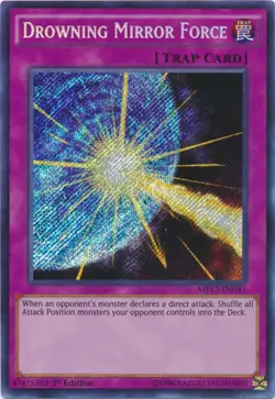 Drowning Mirror Force - MP17-EN041 - Secret Rare - 1st Edition x1 Lightly Played - Image 2