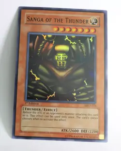 Sanga of the Thunder MRD-025 (SR) Super Rare NM+  Asian-English 1st Ed Yu-Gi-Oh! - Image 2
