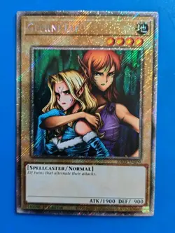 Near Mint Yugioh Gemini Elf RA03-EN109 - 1st Edition - Platinum Secret Rare - Image 1