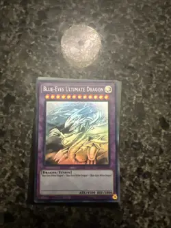 Yu-Gi-Oh! Blue-Eyes Ultimate Dragon Ghost Rare Card GFP2-EN181 1st Edition Game - Image 1