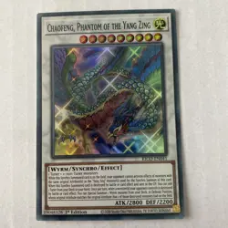 KICO-EN041 Chaofeng, Phantom of the Yang Zing 1st Edition Super Rare YuGiOh Card - Image 2