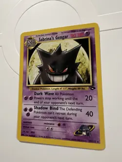 PokÃ©mon TCG Sabrina's Gengar Gym Challenge 29/132 Non-Holo Rare Card Near Mint - Image 2