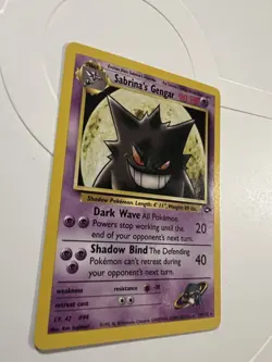 PokÃ©mon TCG Sabrina's Gengar Gym Challenge 29/132 Non-Holo Rare Card Near Mint - Image 3