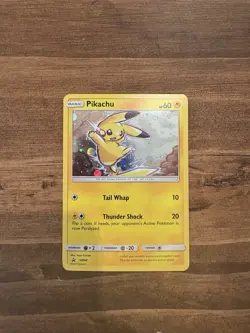Perfect Swirl!! Pikachu Cosmos Holo SM98 Black Star Promo 2017 PokÃ©mon Card - Image 1