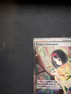 Erika's Invitation 203/165 Sv: Scarlet & Violet 151 Holo Pokemon Trainer Card NM - Image 3