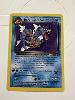 Dark Gyarados PokÃ©mon Trading Card Game Team Rocket #25/82  Rare - Image 1