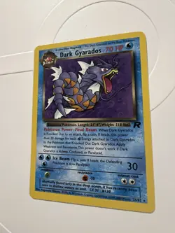 Dark Gyarados PokÃ©mon Trading Card Game Team Rocket #25/82  Rare - Image 3