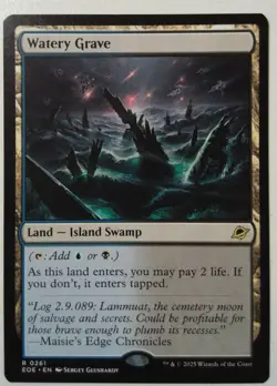 Watery Grave *Rare* Magic MtG x1 Edge of Eternities - Image 1