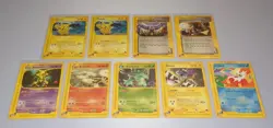 Pokemon SKYRIDGE - 9 Nonholo Cards Bundle - ENG - Mixed Conditions - Image 1