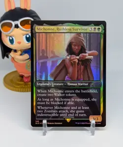 Michonne, Ruthless Survivor âœ¨Foil NMâœ¨ Secret Lair Drop: The Walking Dead AMC MTG - Image 1