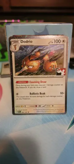 Dodrio Prize Pack Series 5 Stamped Pokemon TCG Mew Cosmos Holo Card 151 - Image 1