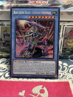 Black Luster Soldier Legendary Swordsman MP24-EN129 Prismatic Secret Yugioh Card - Image 1