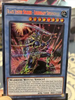 Black Luster Soldier Legendary Swordsman MP24-EN129 Prismatic Secret Yugioh Card - Image 11