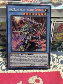 Black Luster Soldier Legendary Swordsman MP24-EN129 Prismatic Secret Yugioh Card - Image 3