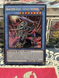 Black Luster Soldier Legendary Swordsman MP24-EN129 Prismatic Secret Yugioh Card - Image 4