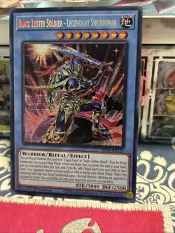 Black Luster Soldier Legendary Swordsman MP24-EN129 Prismatic Secret Yugioh Card - Image 5