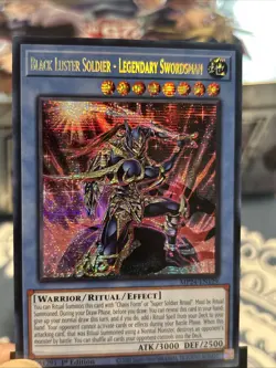 Black Luster Soldier Legendary Swordsman MP24-EN129 Prismatic Secret Yugioh Card - Image 8