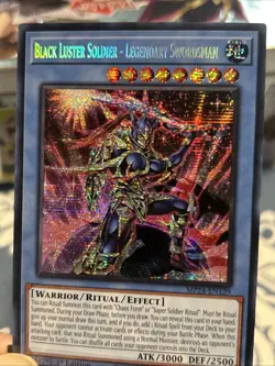 Black Luster Soldier Legendary Swordsman MP24-EN129 Prismatic Secret Yugioh Card - Image 9