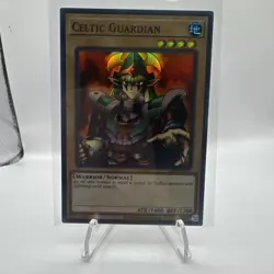 🔥 YUGIOH Celtic Guardian LOB-EN007 SUPER RARE HOLOFOIL NEAR MINT - Image 1