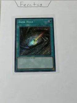 Yugioh Dark Hole Secret Rare NM Monstrous Revenge Ships Same Day! - Image 2