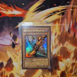 Yugioh Right Leg of the Forbidden One LOB-EN120 Exodia Ultra Rare Unlimited - Image 1