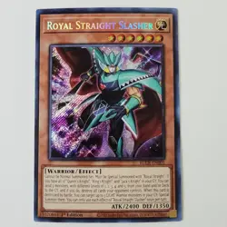 Royal Straight Slasher - BLCR-EN001 - NM/VLP - Secret Rare - 1st ed - Yugioh - Image 1