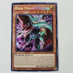 Royal Straight Slasher - BLCR-EN001 - NM/VLP - Secret Rare - 1st ed - Yugioh - Image 3