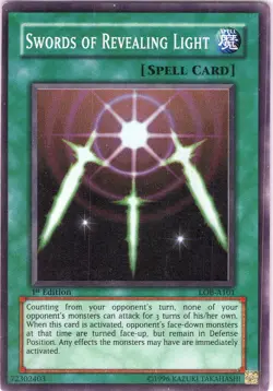 Yu-Gi-Oh! TCG - Swords of Revealing Light LOB-A101 - Super Rare 1st Edition (NM) - Image 3