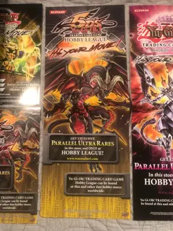 Yu-Gi-Oh Yugioh Promotional Promo Posters Lot w/ Papers Hobby League Upper Deck - Image 4