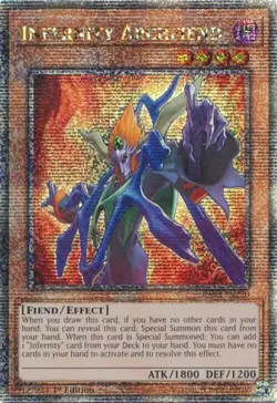 Yugioh! Infernity Archfiend - RA03-EN220 - Quarter Century Secret Rare - 1st Edi - Image 2