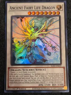 x1 Ancient Fairy Life Dragon - ALIN-EN039 - Super Rare - 1st Edition Yu-Gi-Oh! M - Image 2