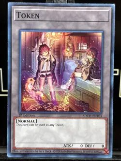 ( TOKEN ) - Super Rare SDCH-ENT03 1st Ed NM Yu-Gi-Oh YGO Spirit Charmers Holo - Image 10