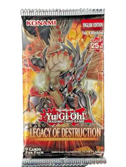 Lot of (96) Yu-Gi-Oh! Legacy of Destruction Booster Packs Sealed - Image 2