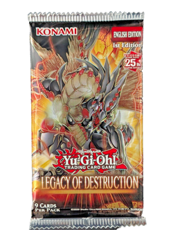 Lot of (96) Yu-Gi-Oh! Legacy of Destruction Booster Packs Sealed - Image 5